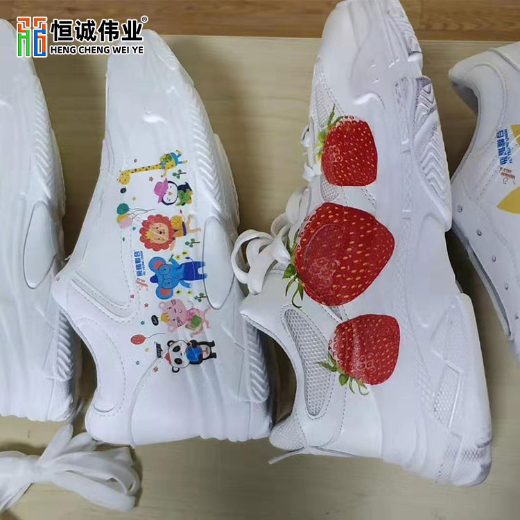 High drop digital leather finished shoes UV printer, shoe side color printing machine, shoe material upper 3D spray painting machine