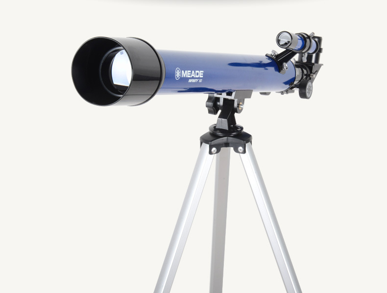 MEADE 50AZ Astronomical Telescope High Definition, High Power Stargazing, Low Light Night Vision for Students and Children Beginner's Guide