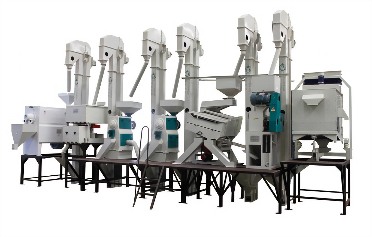 Rice production line, rice processing equipment, daily processing of 100 tons of rice production equipment manufacturer