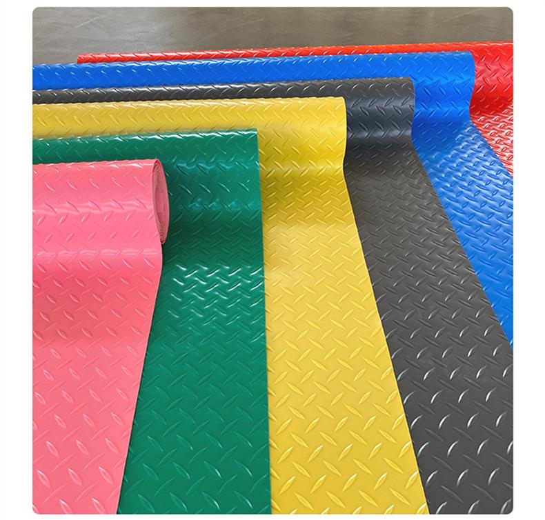 Coco anti-skid mat PVC rubber factory workshop industrial plastic floor mat kitchen mat roll board