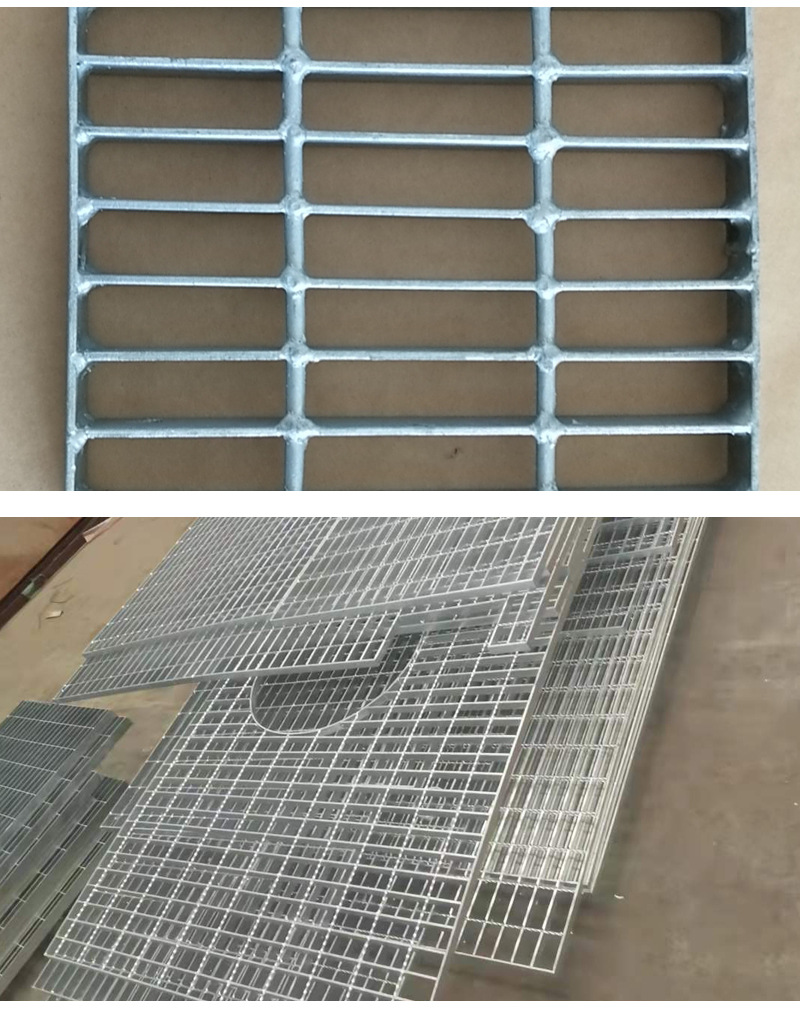 Galvanized steel grating, heavy-duty stainless steel platform, steel grating plate, plug-in steel grating composite cable trench cover plate