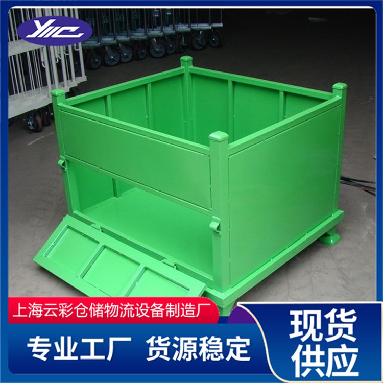 Heavy metal turnover box stacking, iron box workshop, large iron basket, iron plate box, various styles