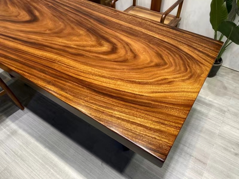 South American walnut board manufacturers directly distribute solid wood whole board tea tables, office desks, and tea boards wholesale