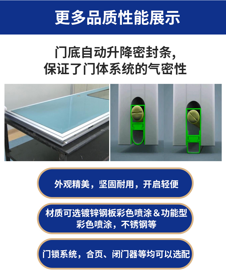 Steel clean door 304 stainless steel clean door hospital purification double door workshop clean door clinic airtight door