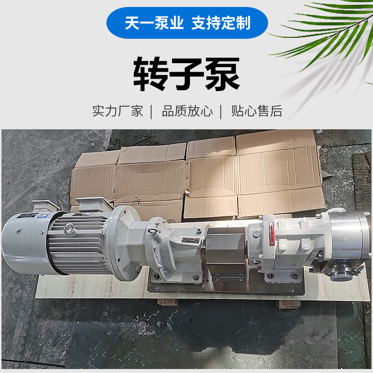 Rotary pump 50H rotary oil pump is suitable for conveying media, and the concave and convex wheels can be customized for Tianyi Pump Industry