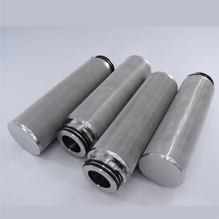 Sintered mesh filter element, a filtering material with high mechanical strength and overall rigidity; Accept customization