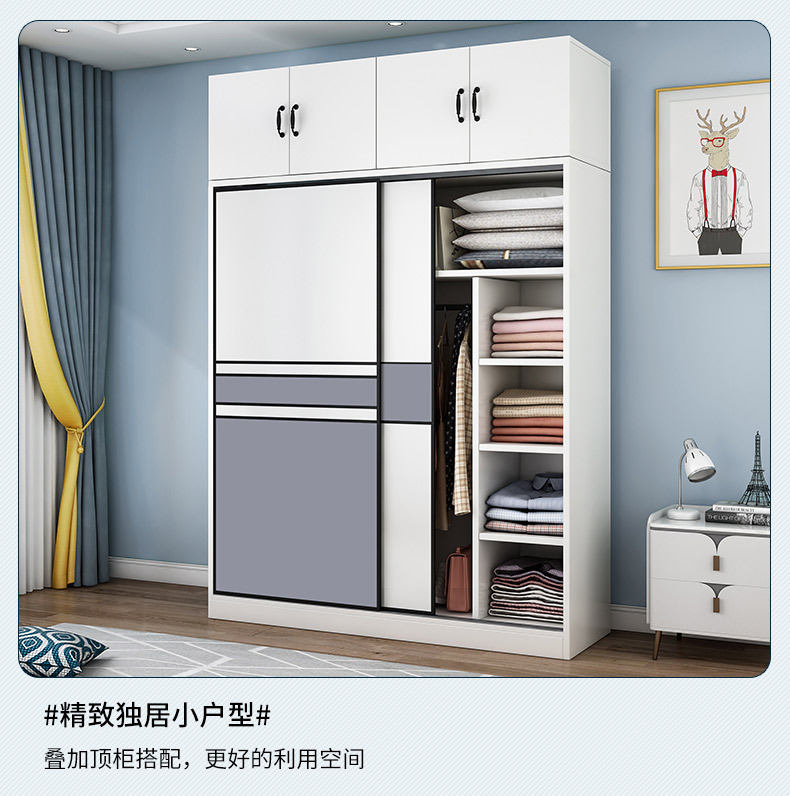 All aluminum furniture, modern, simple, multifunctional, waterproof, and sunscreen, customized indoor and outdoor storage cabinets, wardrobes, and cabinets for the entire house