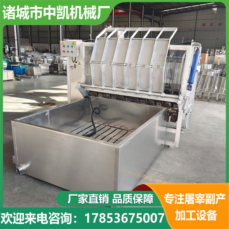 Pig hair removal machine, large and fully automatic whole pig hair removal machine, stainless steel pig hair shaving machine manufacturer