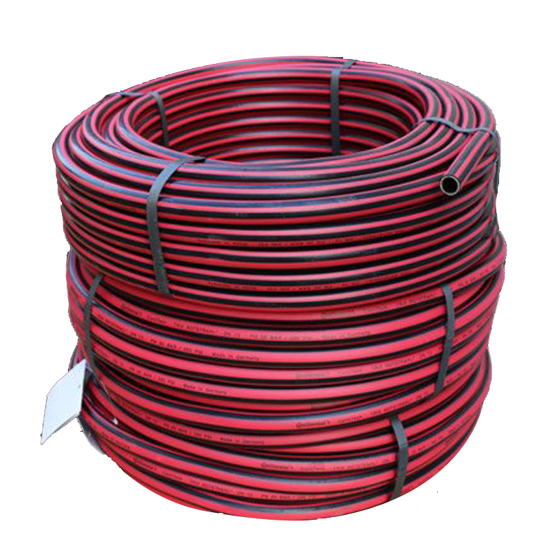 American Mark Trix Rotstrahl Black Red Rubber Pipe Fluid Delivery Pipeline and Accessories