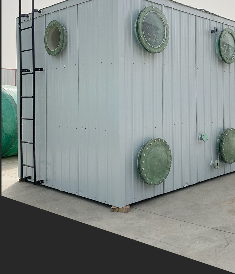 Fiberglass Biological Deodorization Box Sewage and Waste Gas Treatment Purification Absorption Tower Waste Gas Deodorization Device Equipment