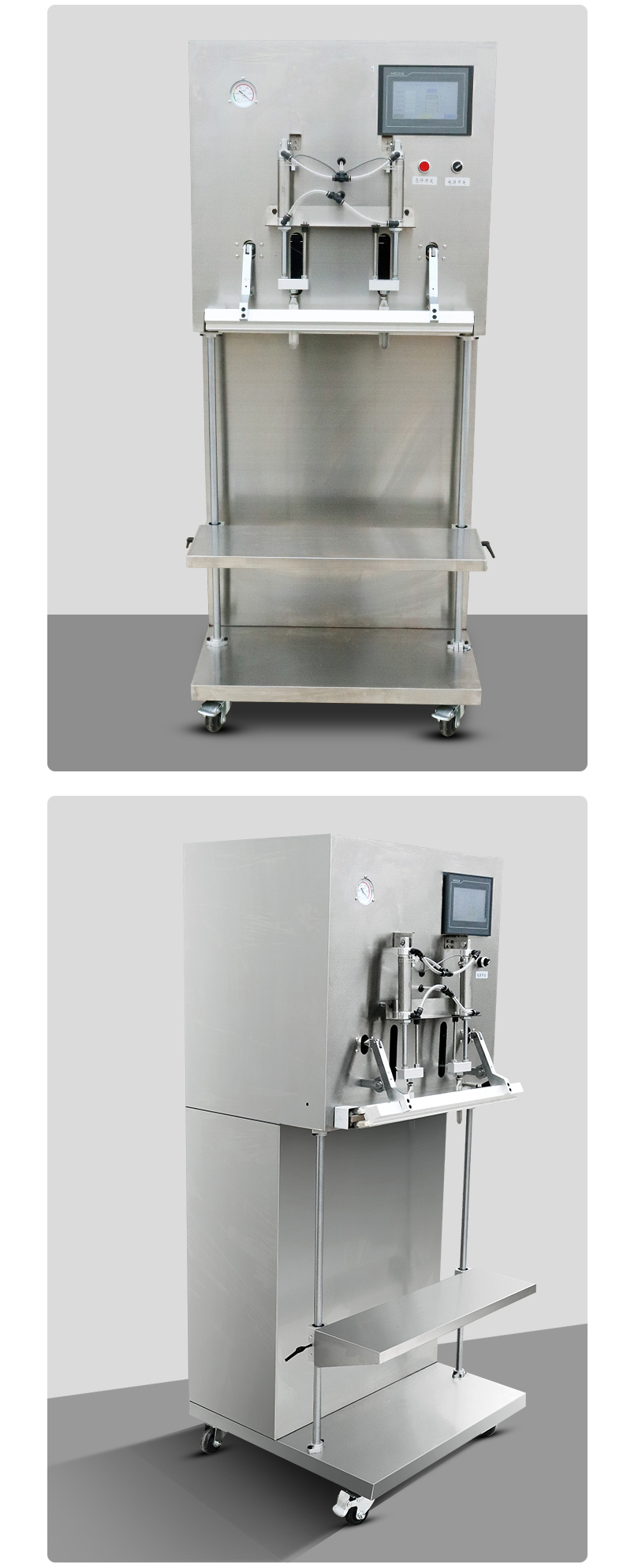 DZQ600 vertical double head external pumping Vacuum packing machine vacuum sealing machine for large chemical materials