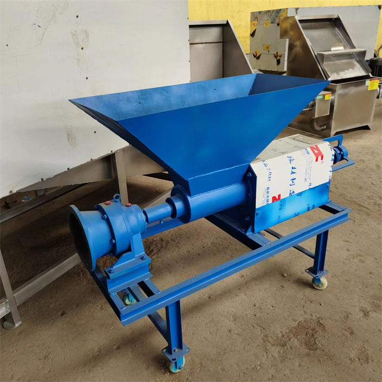 Microfiltration type solid-liquid separator, Chengyu sweet potato residue dehydration and treatment machine, 200 type chicken manure squeezing machine