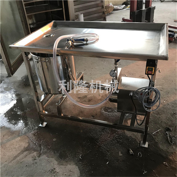 Lilong Double Gun 8-Needle Manual Salt Water Injection Machine Platform Stainless Steel Injection Equipment Chicken Duck Injection