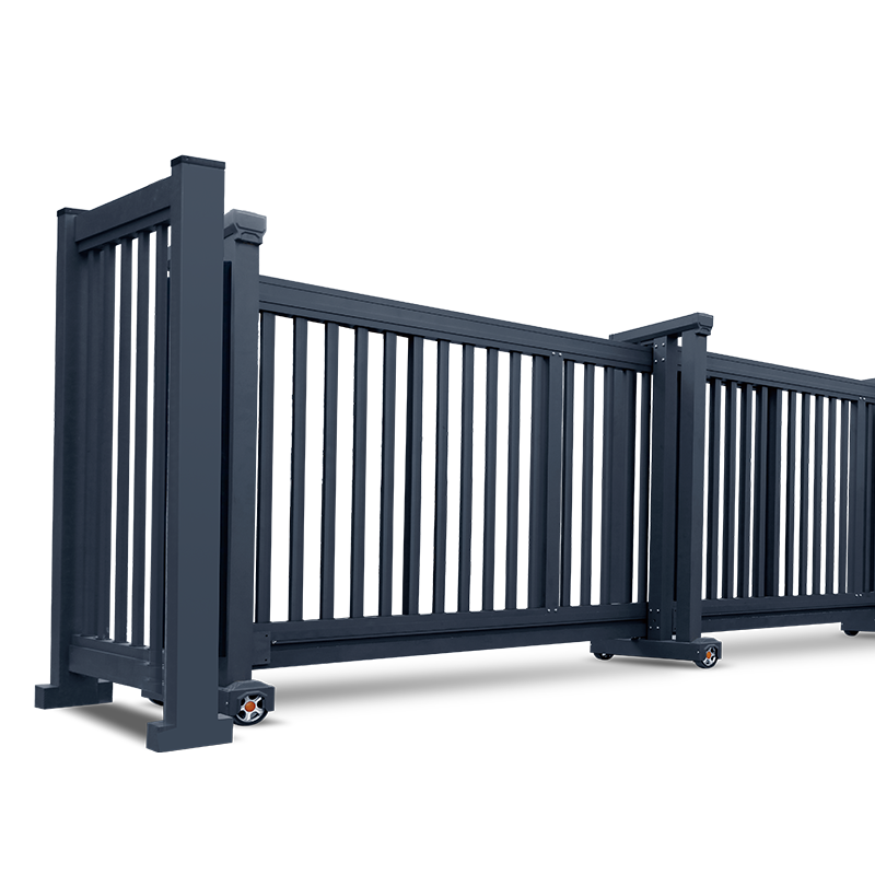 Customized intelligent electric aluminum alloy industrial gate, suspension gate, and linear gate for schools in Shengshi Changlong factory area