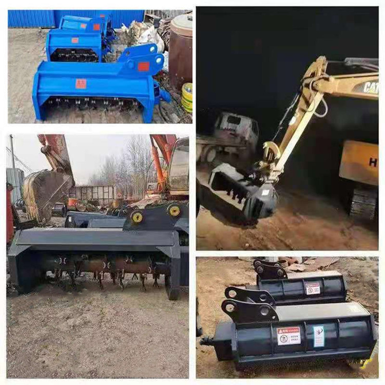 Customized excavator, lawn mower, ditch manganese steel weeding machine, excavator, grass crusher, garden weeding equipment