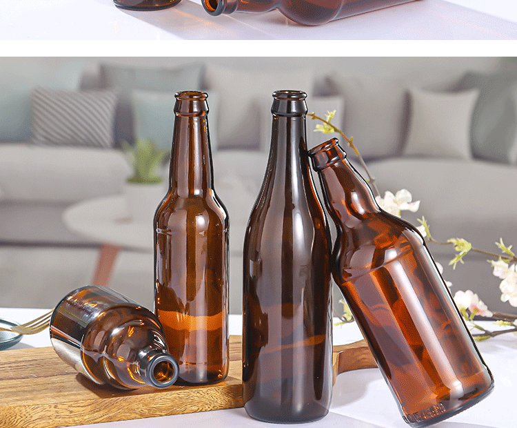 Brown beer bottle, glass fruit wine bottle, enzyme beverage bottle, beverage bottle, brown glass beer bottle