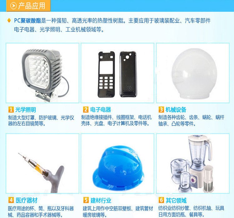 UV resistant PC weather resistant polycarbonate P C Mitsubishi S-2000UR lighting fixture injection molding grade engineering plastic