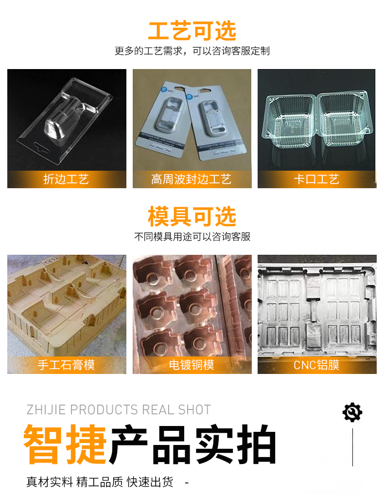 Spot PCB circuit board dedicated anti-static plastic box, high-end customized multi grid disposable packaging box