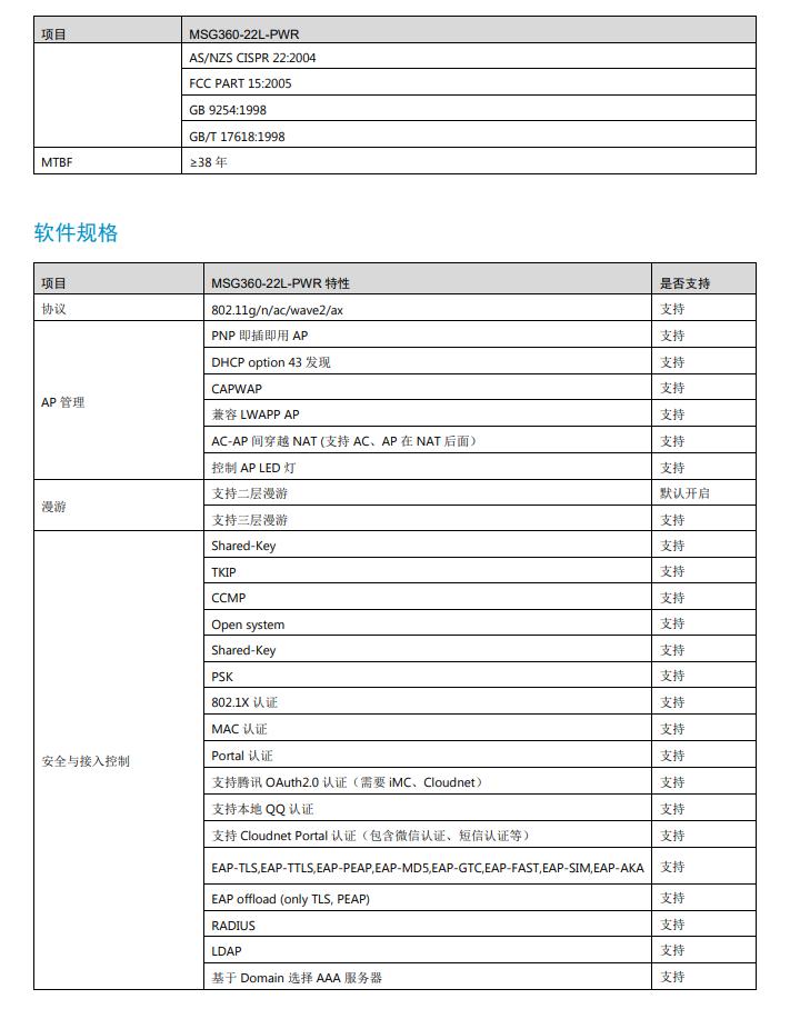 H3C Huasan Xiaobei MSG360-22L-PWR Enterprise Network Gigabit Management Wireless AP Controller Supports POE