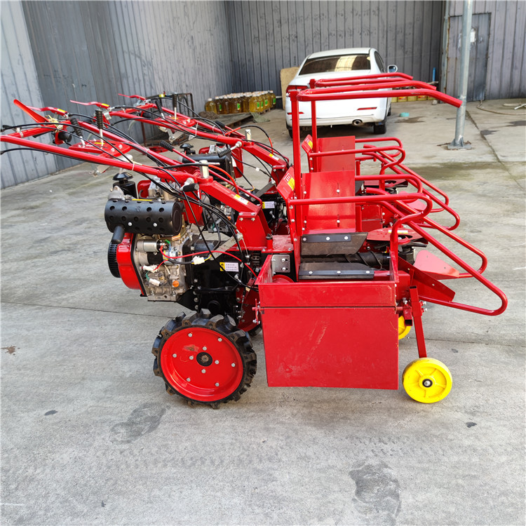 Bar breaking machine, small handheld corn harvester, single row bract rice harvesting straw integrated machine