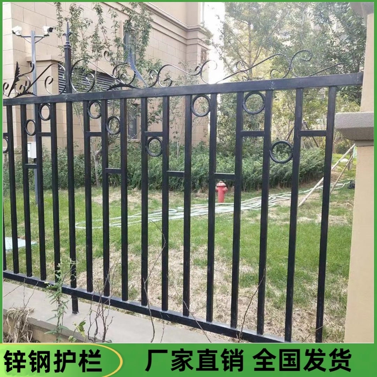 济 南围墙锌钢护栏 小