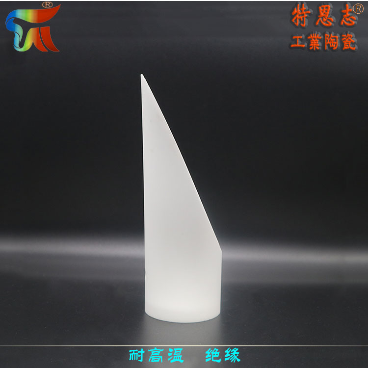 Wholesale of Zirconium Toughened Alumina Ceramic Intermediate Punching Oblique Cut Pipe Ceramic Factory