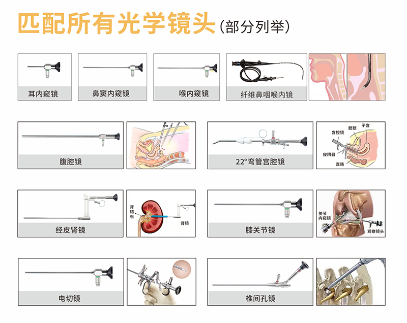 National warranty for high-definition 4K otolaryngology endoscopic medical endoscopic imaging system