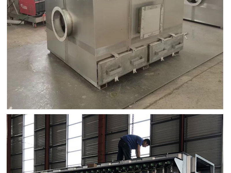 Manufacturing and installation of stainless steel bag type dust collector for dust collection equipment in milk powder factories