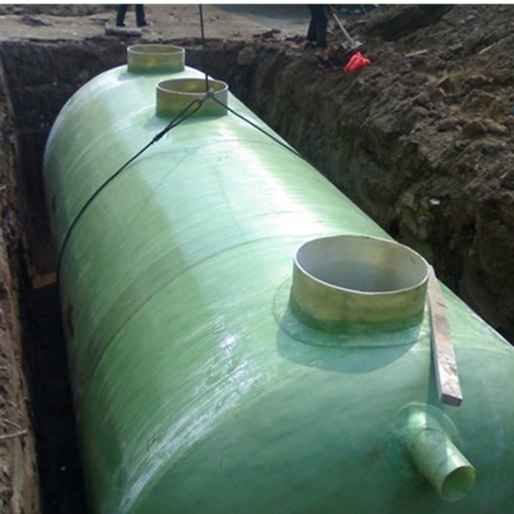 Supply of FRP wound Septic tank, finished product oil separator, 100 m3 FRP sedimentation tank