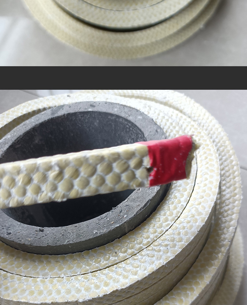 Aramid Fiber Packing Factory Directly Sends Aramid Filler Muddy Filler Packing Ring with Irregular Shape