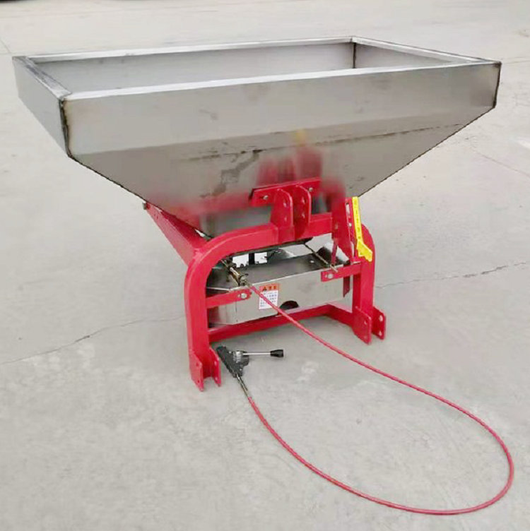 Agricultural thickened stainless steel fertilizer spreader, agricultural fully automatic fertilizer applicator support customization