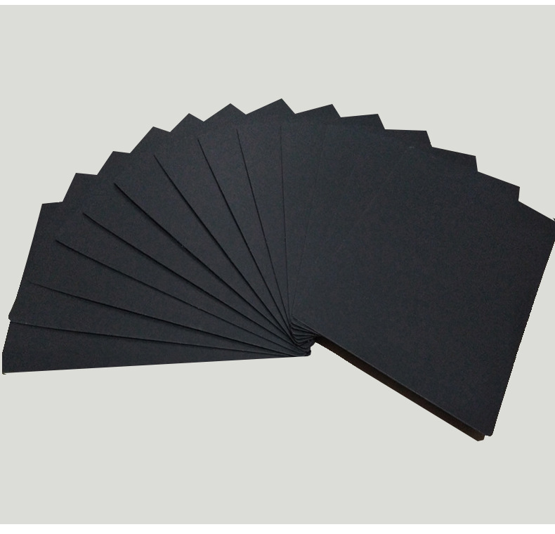 Factory a4 Black Card A3 Black Card Paper 4K8k Black Cardboard 250g Handmade Art Painting 8K