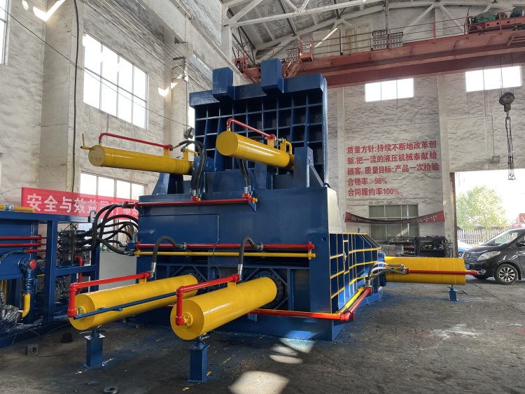 630吨高压高密度液压500吨废料铜制板打包机机器 冶金液 压工厂