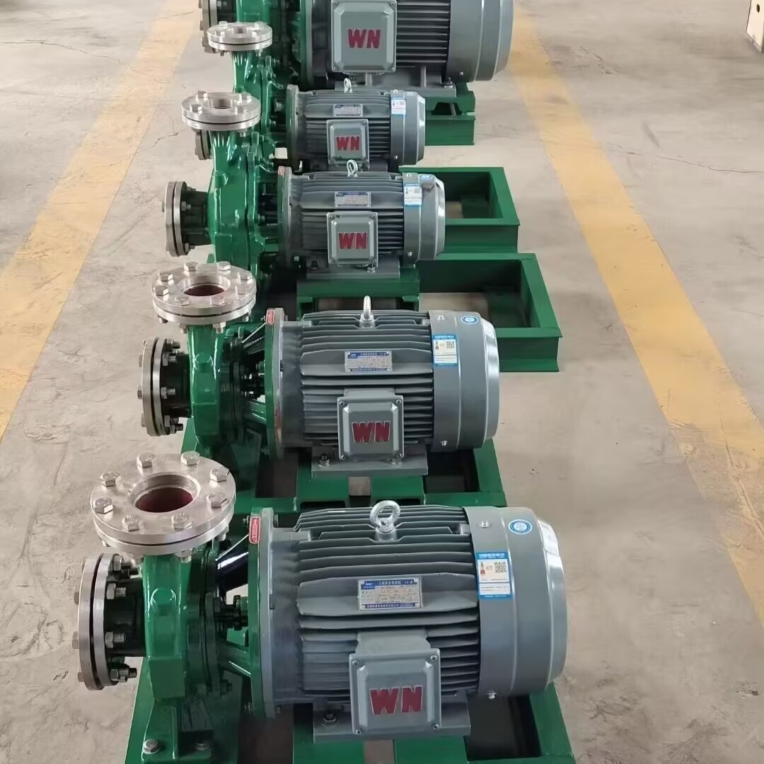 The manufacturer provides ISW horizontal pipeline centrifugal pump, 2-inch garden irrigation pump, 3-inch boiler circulating fire booster pump