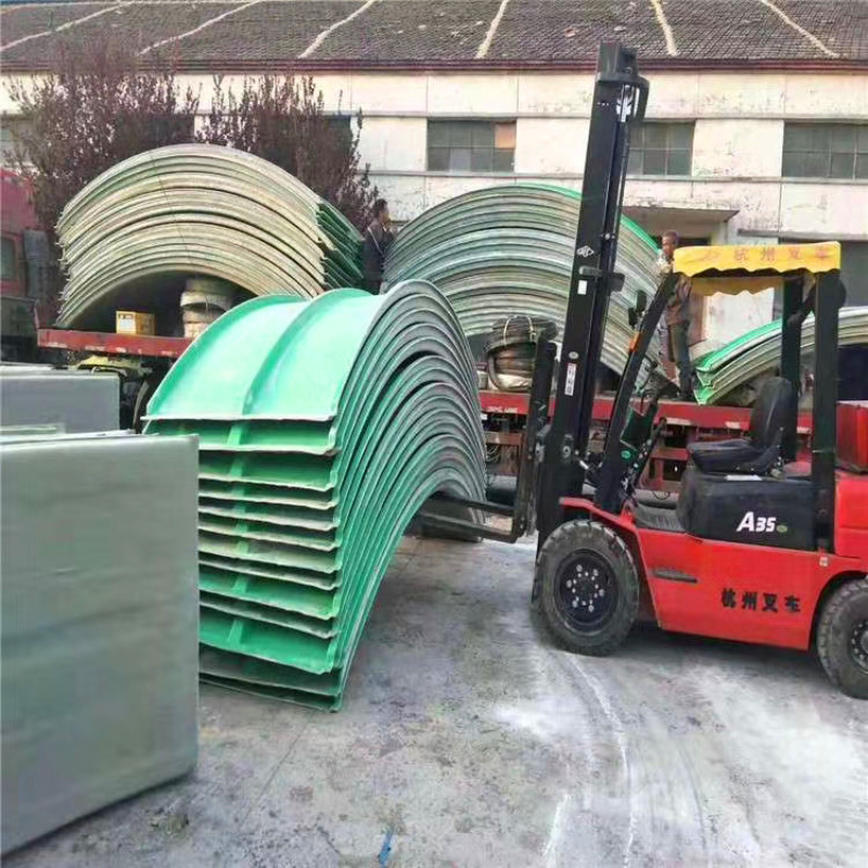 Glass fiber reinforced plastic sewage tank cover plate, gas collection and rainproof cover, sealed arc shaped odor collection and dustproof cover