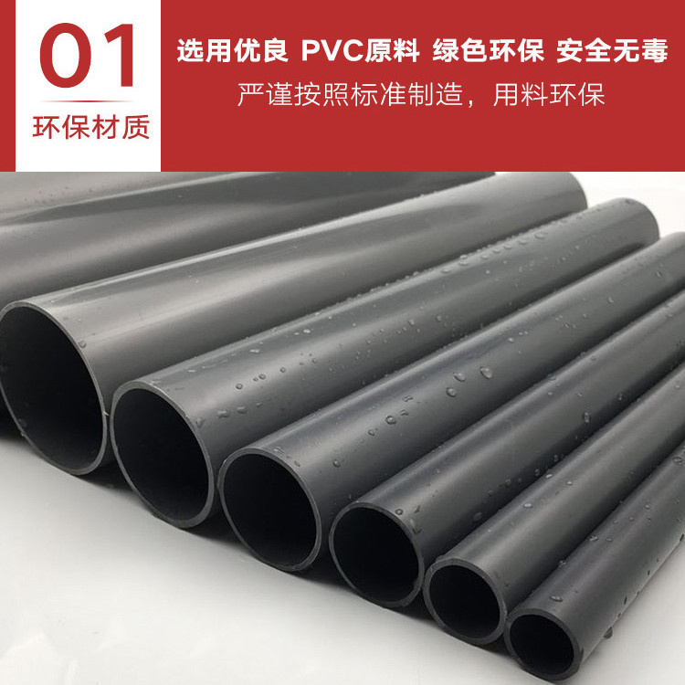 PVC-M water supply pipe supports customized water supply, irrigation, and drainage with high-quality and environmentally friendly materials