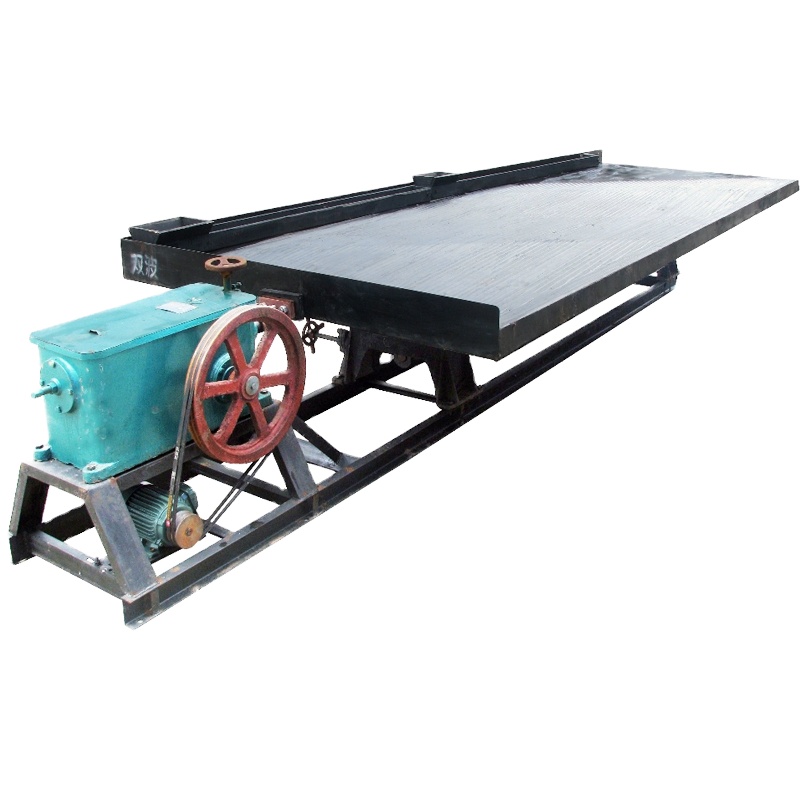 6s placer gold ore washing shaking table with excellent material for long-term metal heavy selection