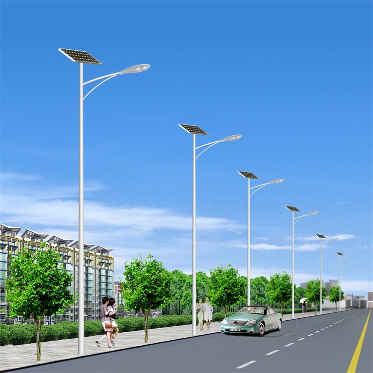 6-meter outdoor solar street light 60W new rural construction lighting Led community square lighting