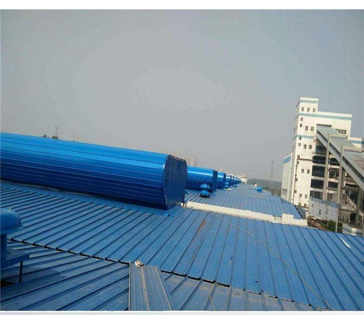 Manufacturer's supply of roof ridge ventilators, arc shaped open and close ventilation towers, low noise support, and processing according to drawings