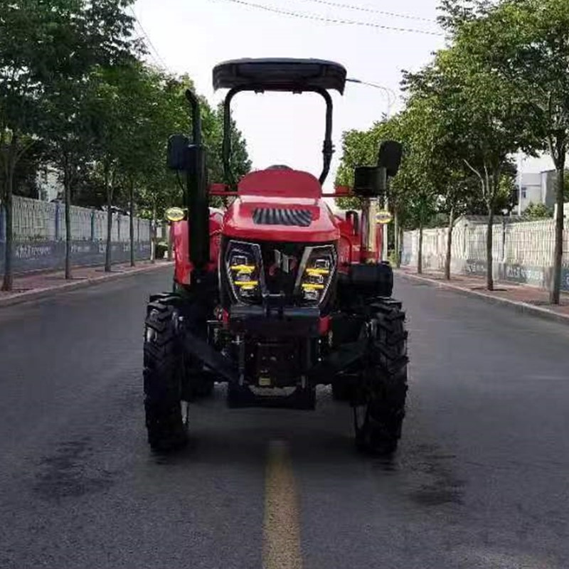 80 horsepower greenhouse king 804 agricultural four-wheel drive multi cylinder tractor with matching ridger