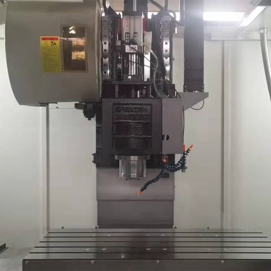 VMC1160 machining center three axis four axis rail vertical cutting machine tool system can be optionally equipped with two machine tools