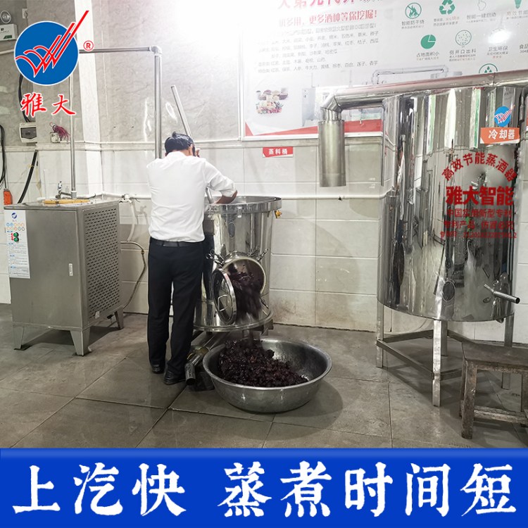 家庭小酒坊烤酒设备一套 雅大YDD200斤烧电 一键启动 操作简单 出酒快
