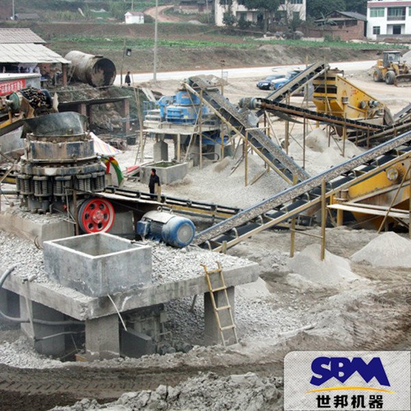 200 ton stone production line basalt cone crusher Shibang cone crusher