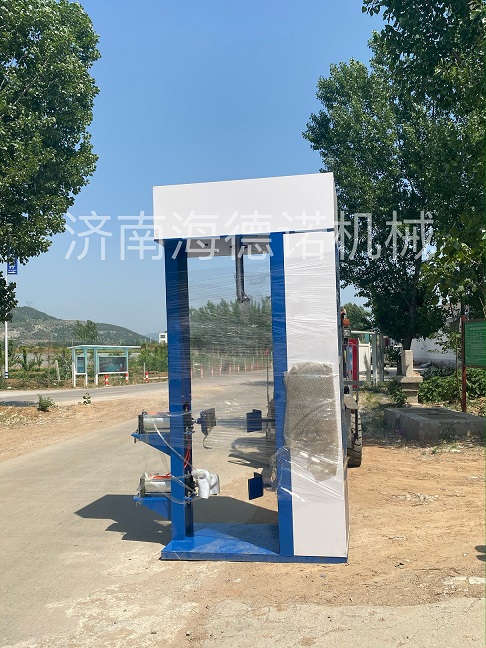 Gas cylinder valve loading and unloading machine with torque meter, supporting equipment for fire cylinder inspection line