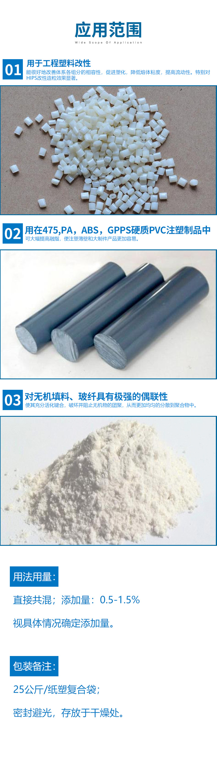 Supply of HIPS demolding flow agent to improve the solubility and demolding effect of benzene PS granulation rheological agent demolding agent