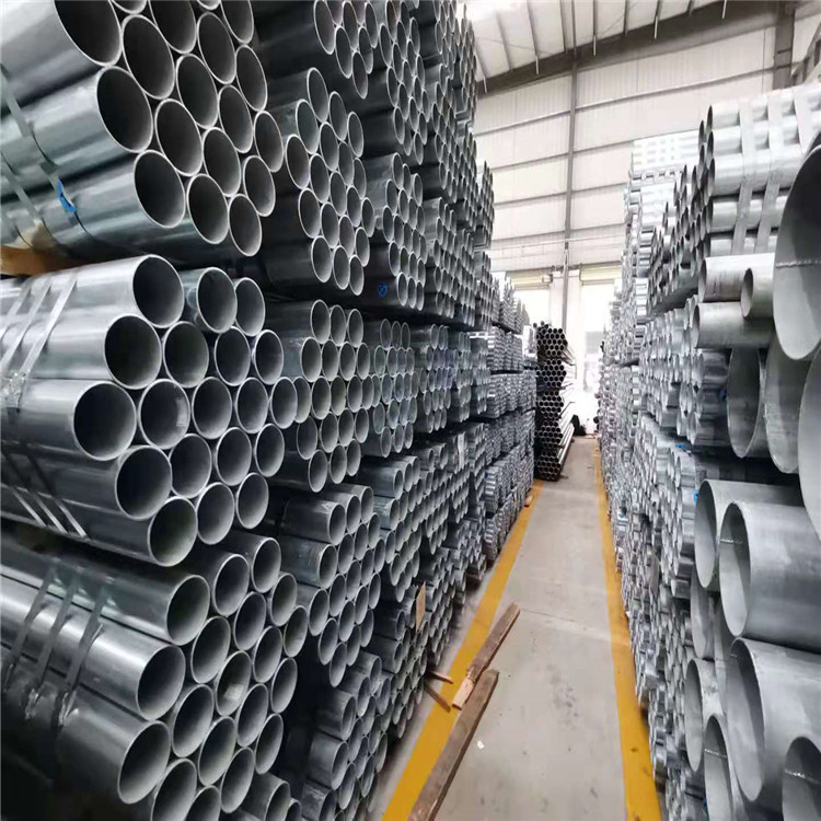 围栏护栏加工用镀锌圆管 冷镀锌带圆管薄壁厚壁镀锌圆管 支持打孔