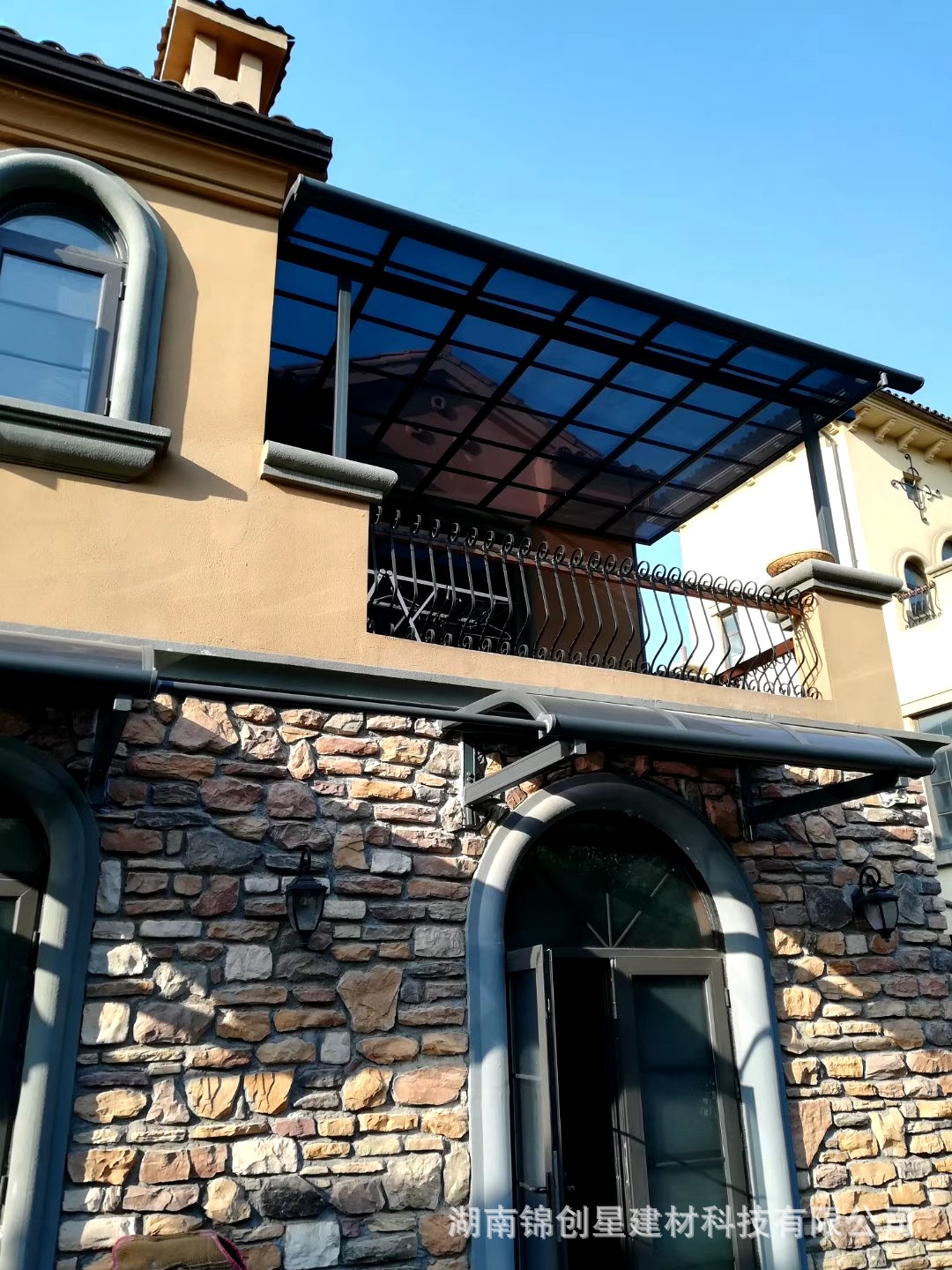 Canopy manufacturer Outdoor courtyard villa Aluminum alloy sunshade Endurance board Canopy balcony terrace sunshade