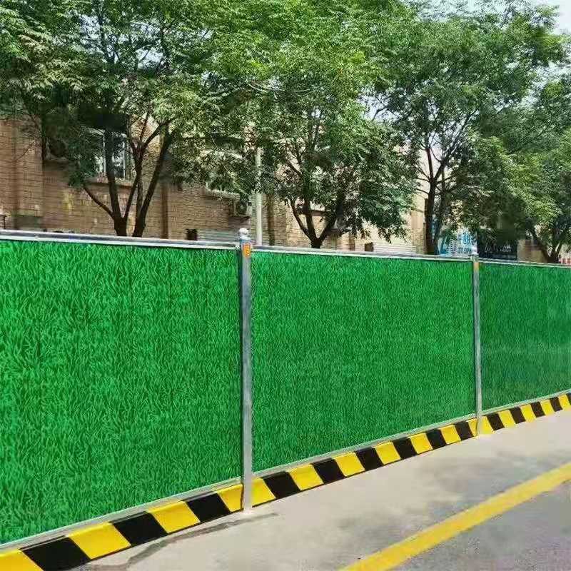 Construction site color steel plate enclosure foam sandwich panel municipal engineering temporary movable iron sheet guardrail manufacturer