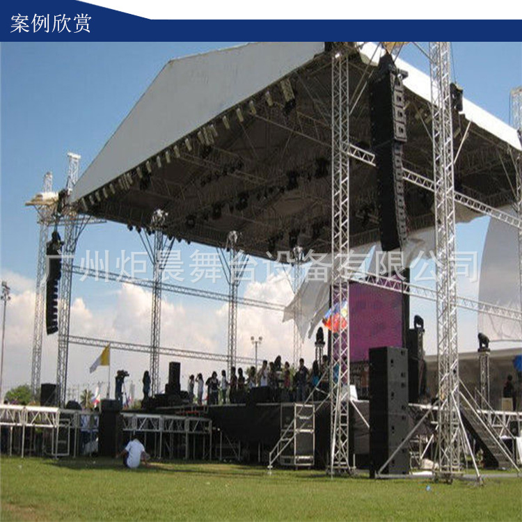 Juchen Stage Aluminum Alloy Screw Frame Truss Structure Series Silver