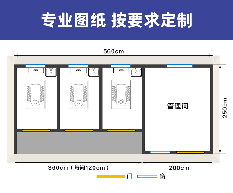 Outdoor municipal renovation Overall environmental protection of urban Public toilet Mobile foaming water-saving toilet Mobile toilet